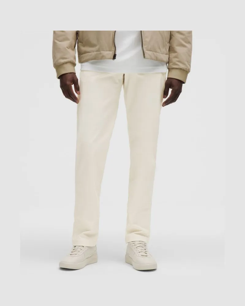 LULULEMON ABC Chinohose im Classic Fit Weicher Twill für Männer – 86 cm – Größe in Light Ivory Light