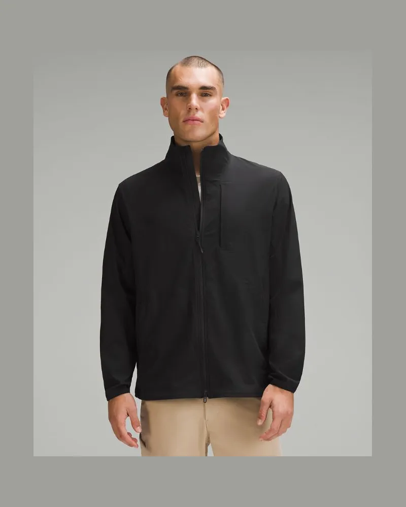 LULULEMON Sojourn Windbreaker-Jacke für Männer – Größe in Black Black