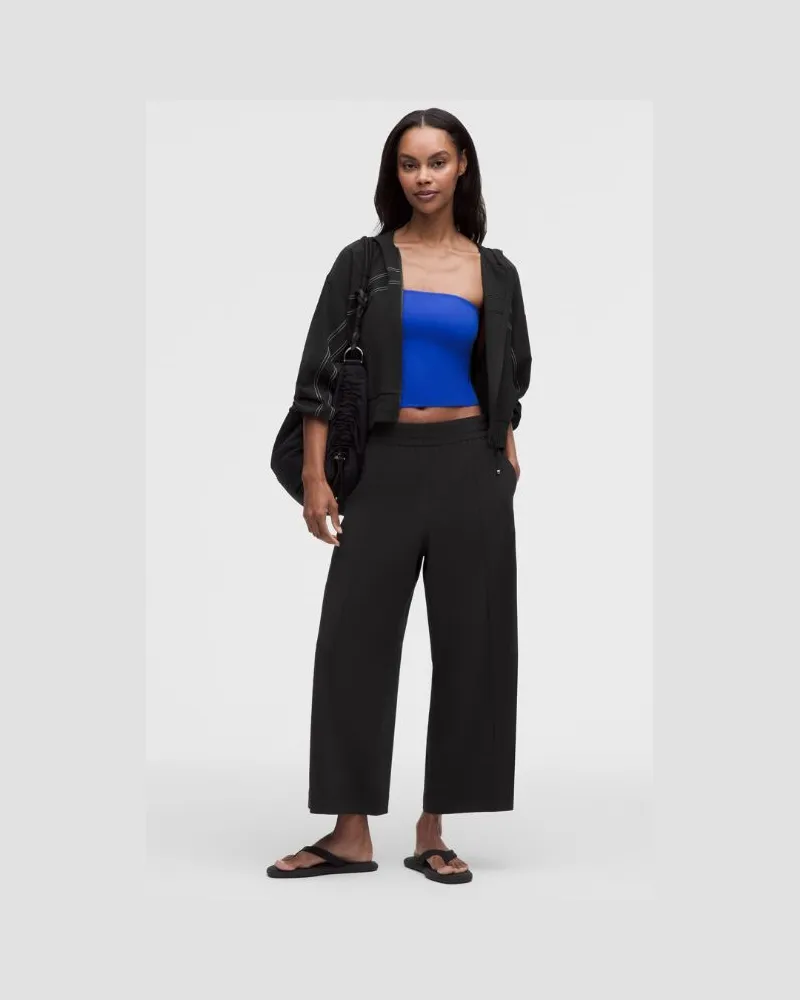 LULULEMON Breezily Crop-Hose mit mittelhohem Bund für Frauen – Größe in Schwarz Schwarz
