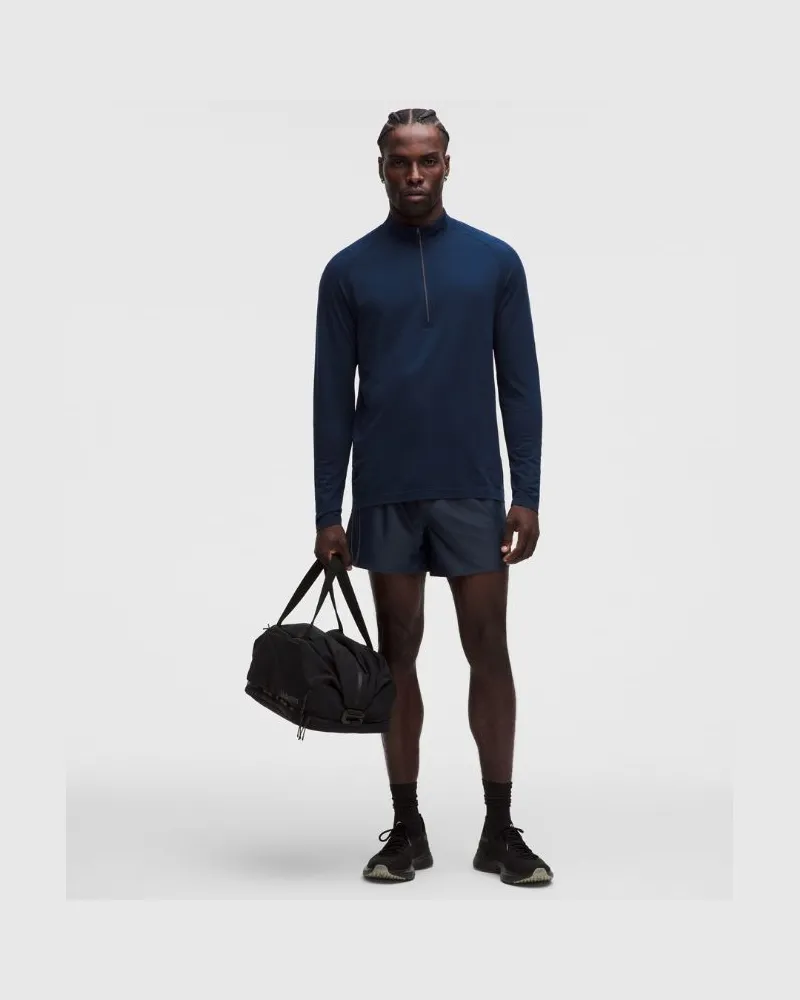 LULULEMON Gym-Shorts aus Mesh ohne Liner für Männer – 10 cm – Größe in True Navy True