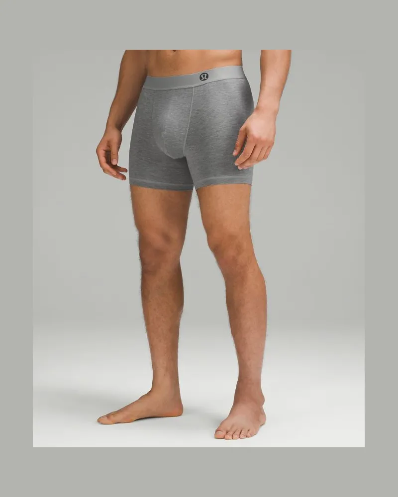 LULULEMON Always In Motion Boxershorts für Männer – 13 cm – Größe in Heathered Core Medium Grey Heathered