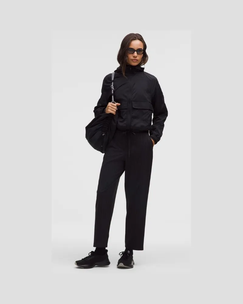 LULULEMON Daydrift Hose mit hohem Bund und schmal zulaufendem Bein Normale Länge für Frauen – Größe in Black/Light Ivory Black
