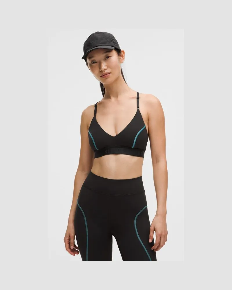 LULULEMON Everlux Triangel-BH mit Racerback und leichtem Halt für B/C-Cups SLNSH Kollektion für Frauen – Größe in Black Black