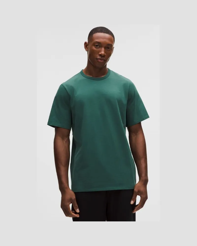 LULULEMON T-Shirt aus Bio- im Classic Fit für Männer – Größe in Deep Marina Deep