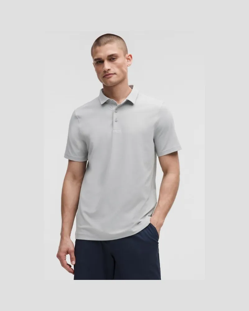 LULULEMON ShowZero Poloshirt für Männer – Größe in Silver Drop Silver