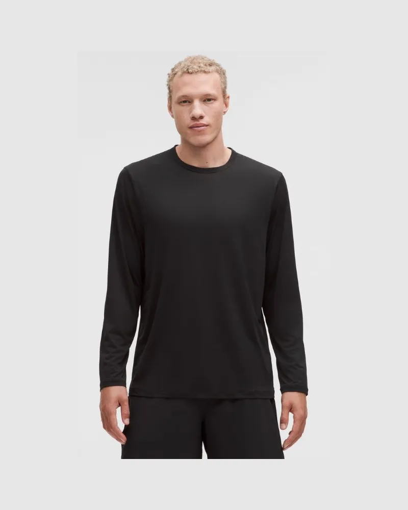LULULEMON Mile Maker Leichtes Langarmshirt für Männer – Größe in Black Black