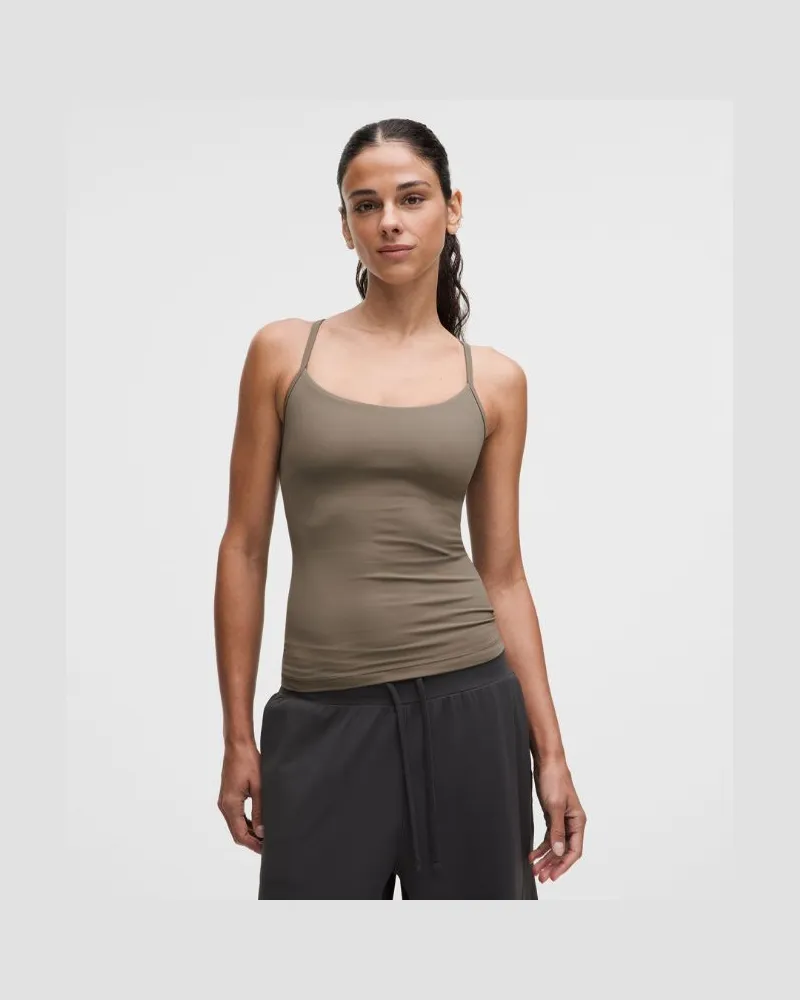 LULULEMON Flow Y Tanktop Leichter Halt für B/C-Cups für Frauen – Größe in Cypress Forest Cypress