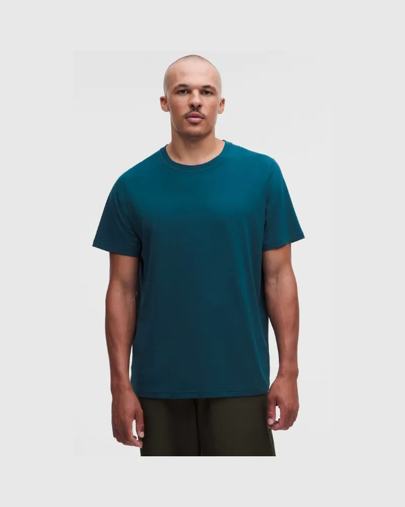 LULULEMON T-Shirt aus Baumwollgemisch im Classic Fit für Männer – Größe in Remixed Marine Remixed