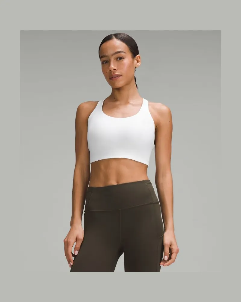 LULULEMON Energy BH mit starkem Halt für Frauen – Größe in White White