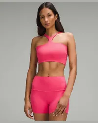 LULULEMON Bend This BH mit V-Ausschnitt und Racerback Leichter Halt A–C-Cups Glaze