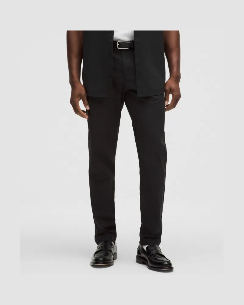 LULULEMON ABC Chinohose im Slim Fit Warpstreme für Männer – 86 cm – Größe in Black Black