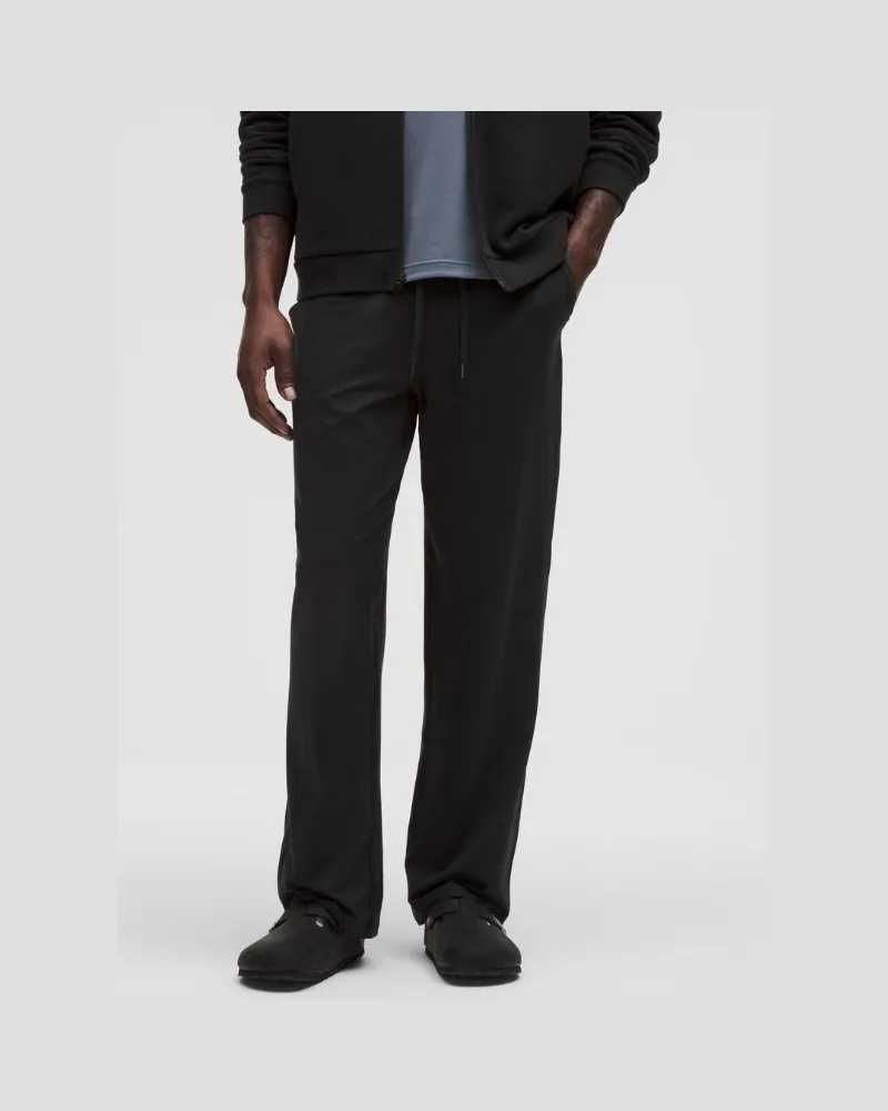 LULULEMON Soft Jersey Hose im Classic Fit Normale Länge für Männer – Größe in Schwarz Schwarz