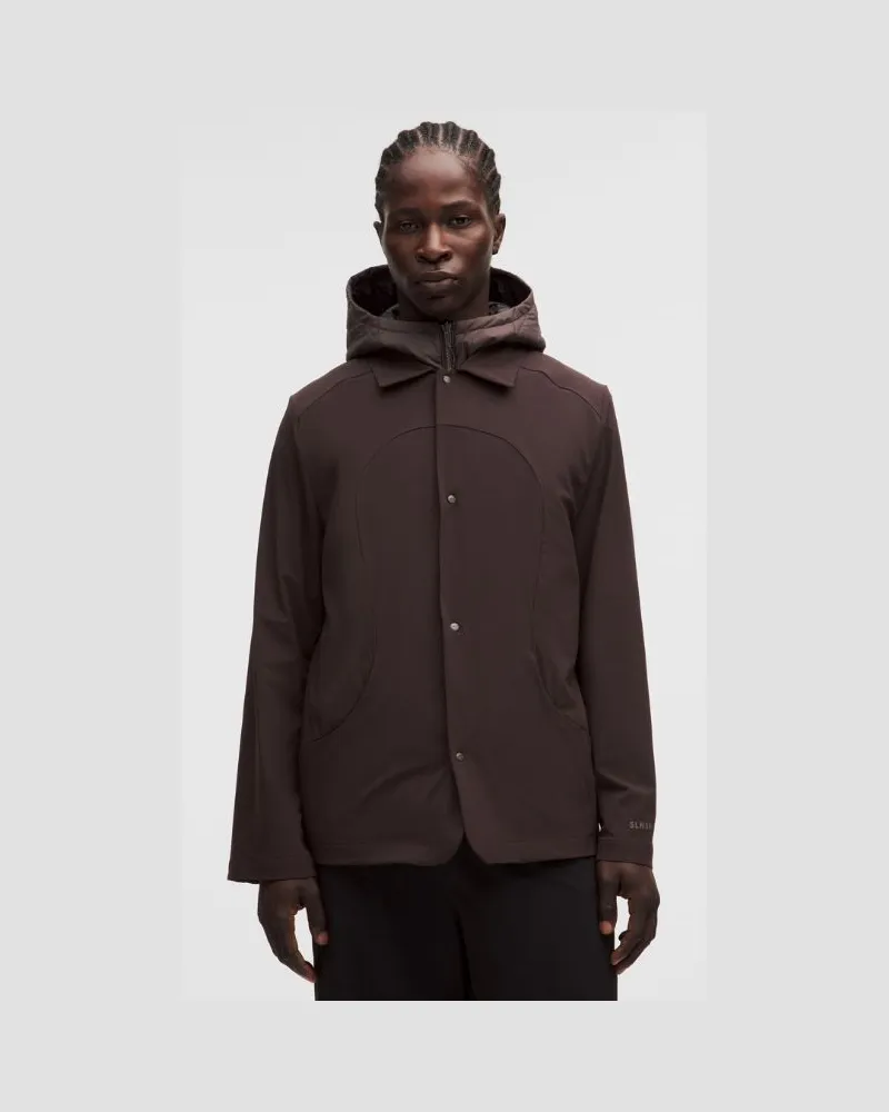 LULULEMON 2-in-1 Insulated Vest and Shell SLNSH Collection für Männer – Größe in Sequoia/Black Sequoia