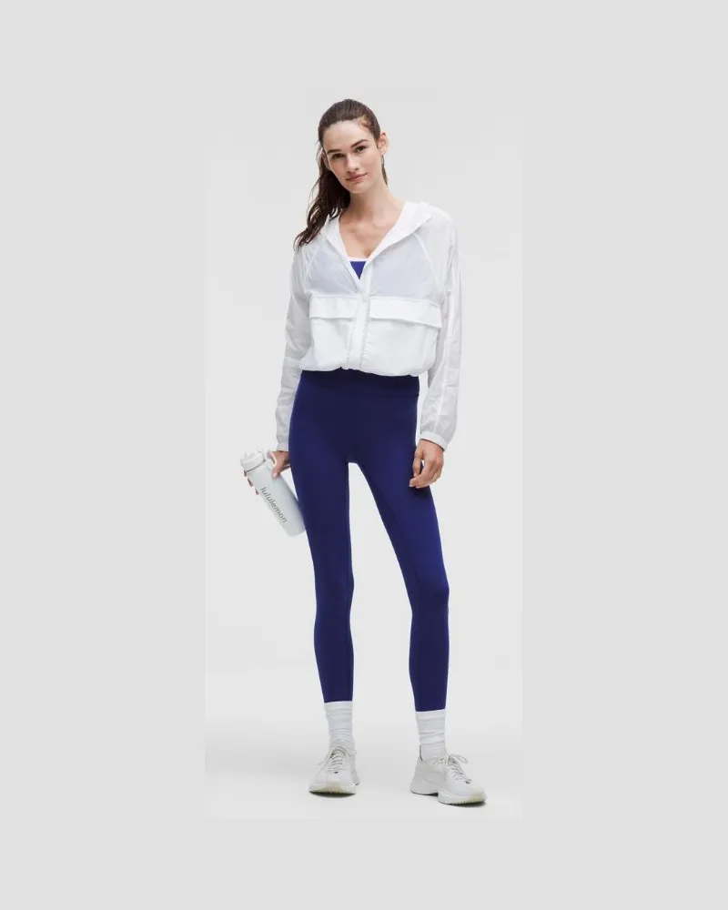 LULULEMON Wunder Train V-Back Leggings 25" für Frauen – Größe in Deep Sea Blue Deep