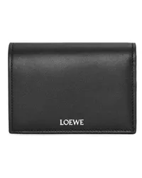 Loewe Luxury Folded wallet in shiny nappa calfskin Black