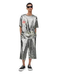 Loewe Luxury Loose fit T-shirt in sequins Grey