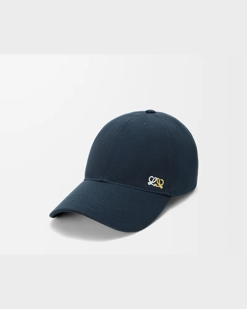 Loewe Flag Patch Cap In Cotton Size Hombre Deep