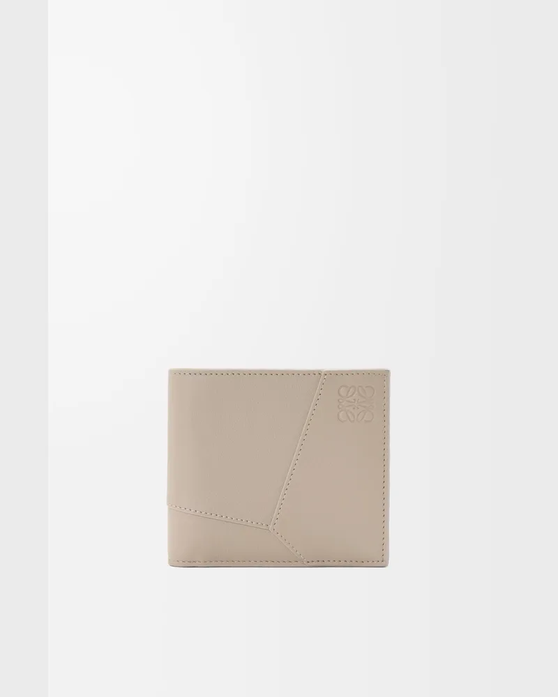 Loewe Puzzle Bifold Wallet In Leather skin Hombre Corda