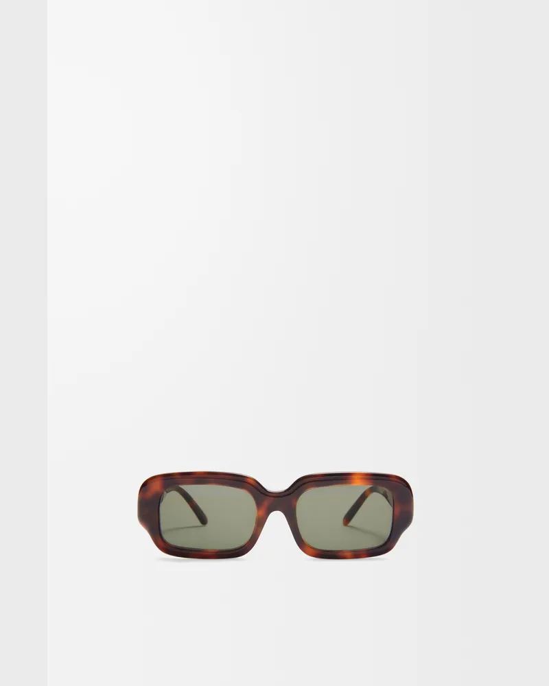 Loewe Rectangular Slim Sunglasses Mujer Havana
