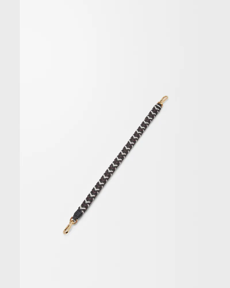 Loewe Arrow Short Strap In Leather skin Mujer Black