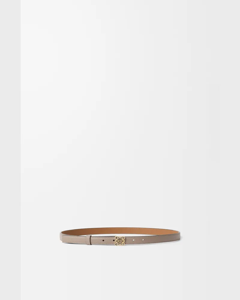 Loewe Anagram Belt In Pebble Grain Leather skin Size Mujer Sand