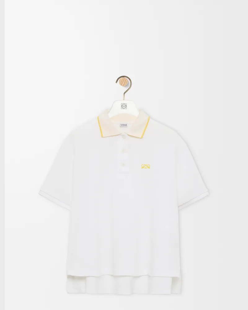 Loewe Polo In Cotton Size Mujer White