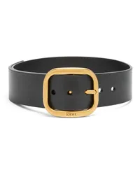 Loewe Luxury Rounded soft belt in classic calfskin Black