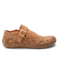 Loewe Luxury Rise loafer in brushed suede Tan