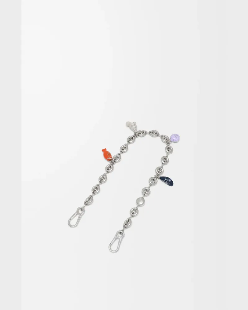 Loewe Donut Chain With Charms Mujer Silver