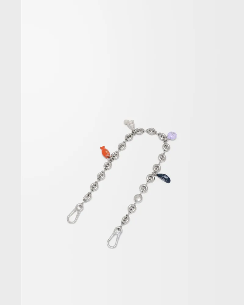Loewe Donut Chain With Charms Mujer Silver