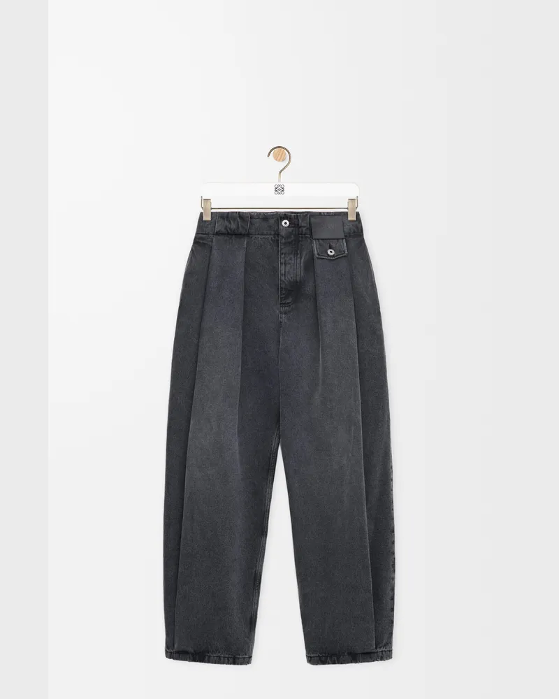 Loewe Jeans In Denim Size Hombre Black