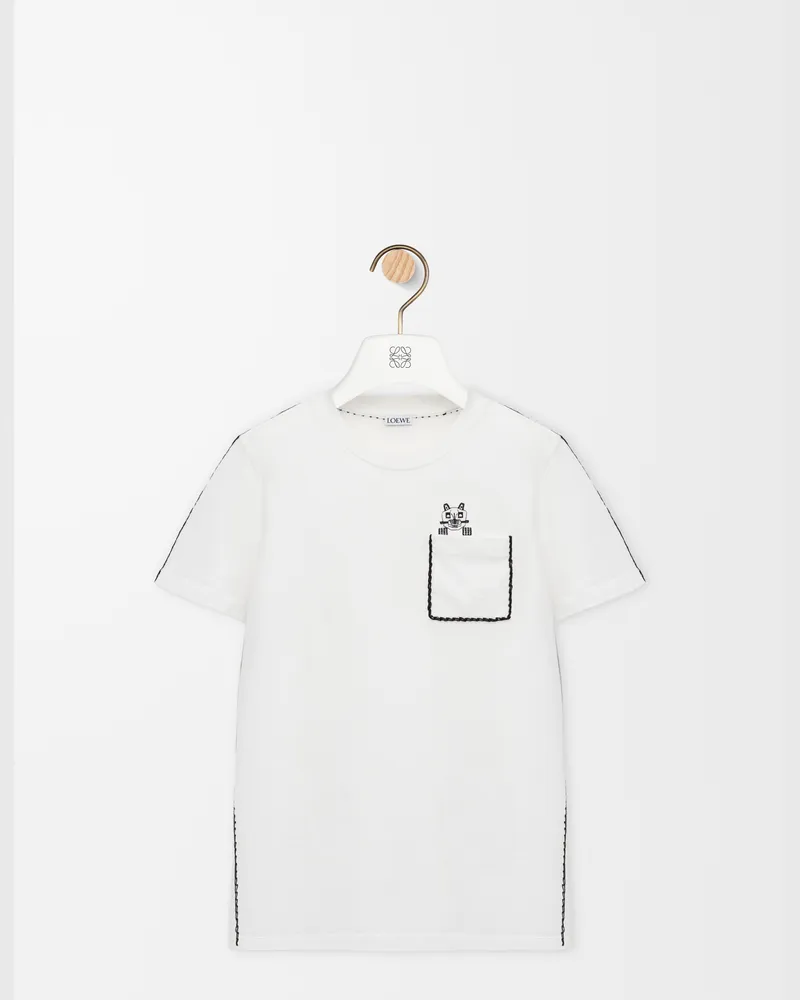 Loewe Regular Fit T-shirt In Cotton Size Mujer White