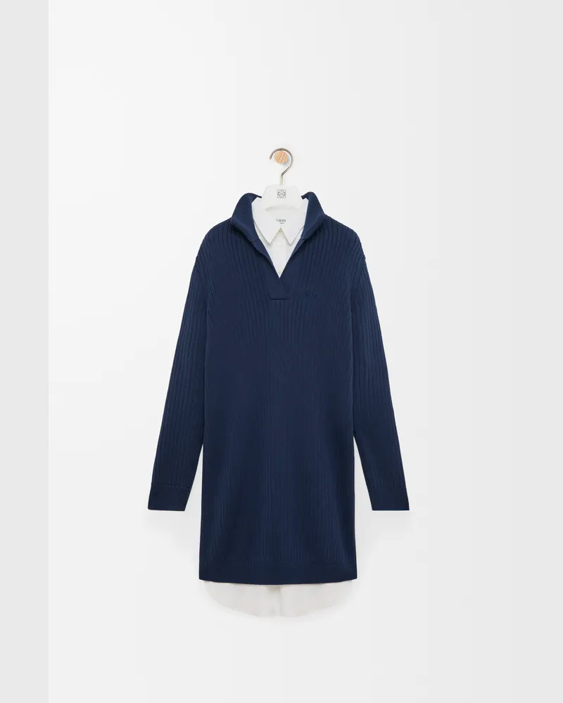 Loewe Dress In Cotton Size Mujer Dark