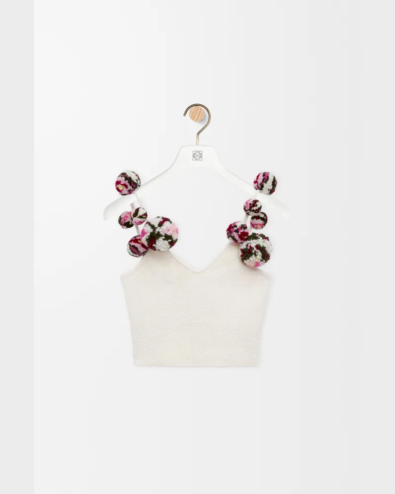 Loewe Top In Cotton Blend Size Mujer White