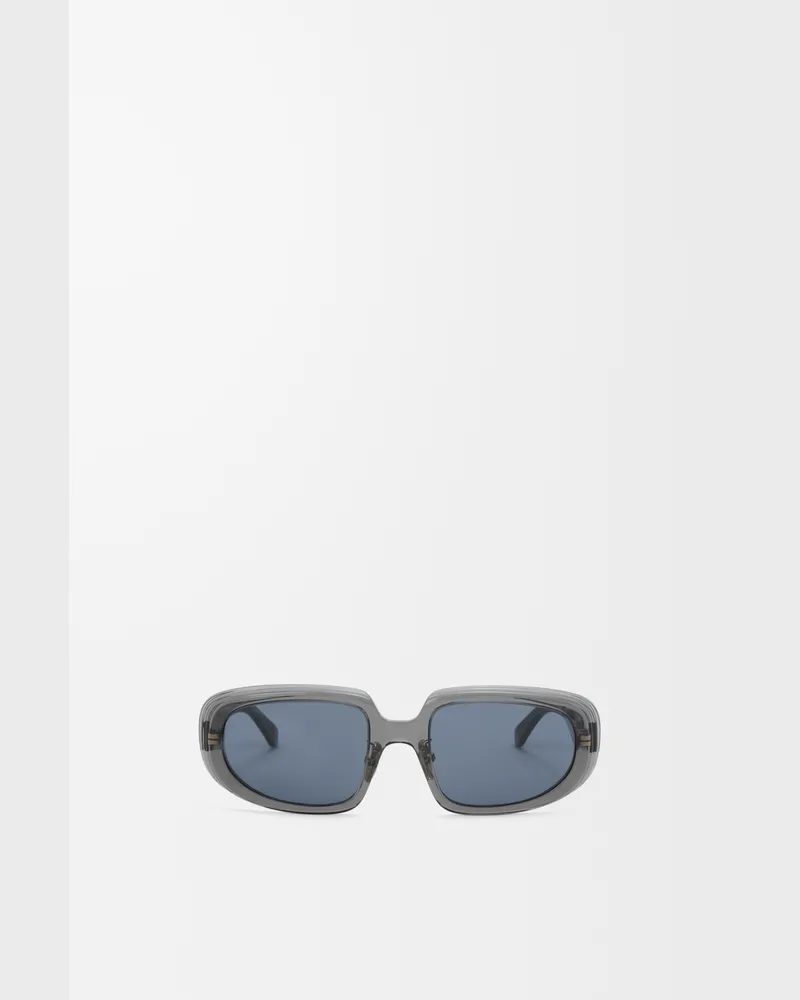 Loewe Mini Anagram Steps Rectangular Sunglasses Mujer Transparent