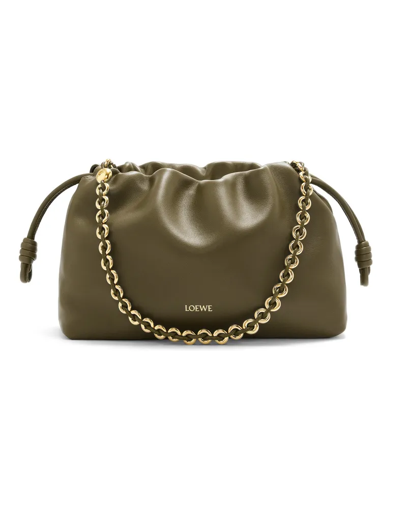 Loewe Luxury Medium Flamenco purse in mellow nappa lambskin Dark