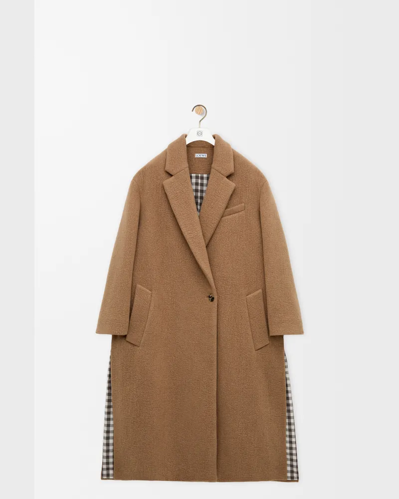 Loewe Coat In Cashmere Size Mujer Beige