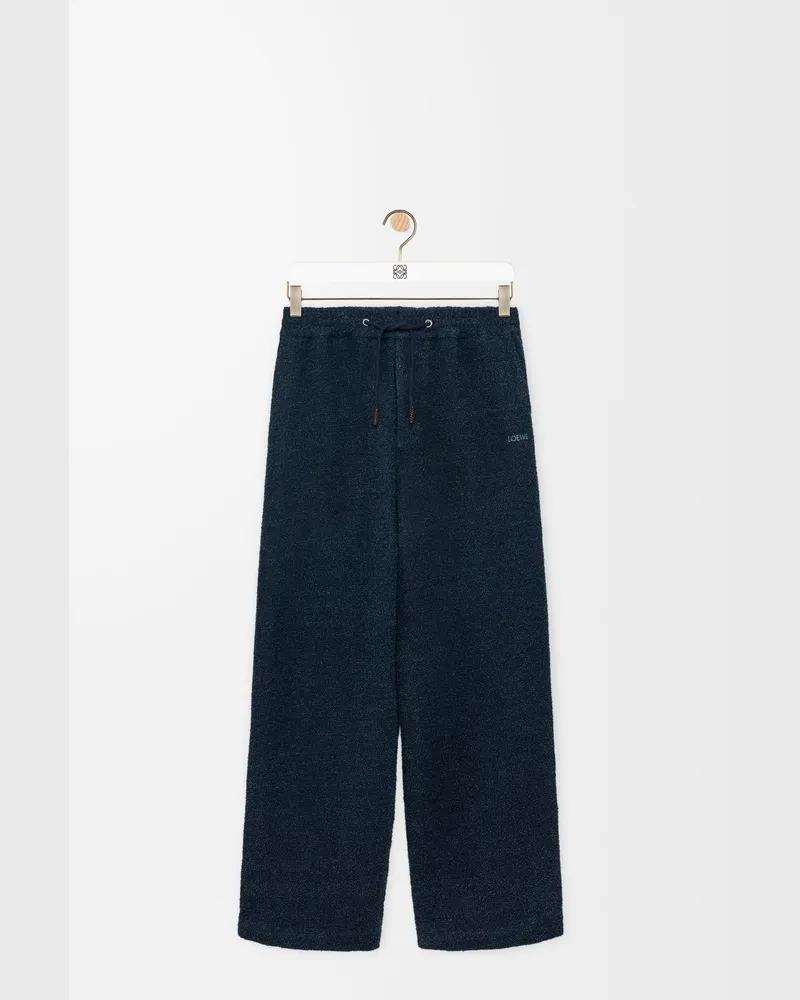 Loewe Drawstring Trousers In Denim Size Hombre Dark