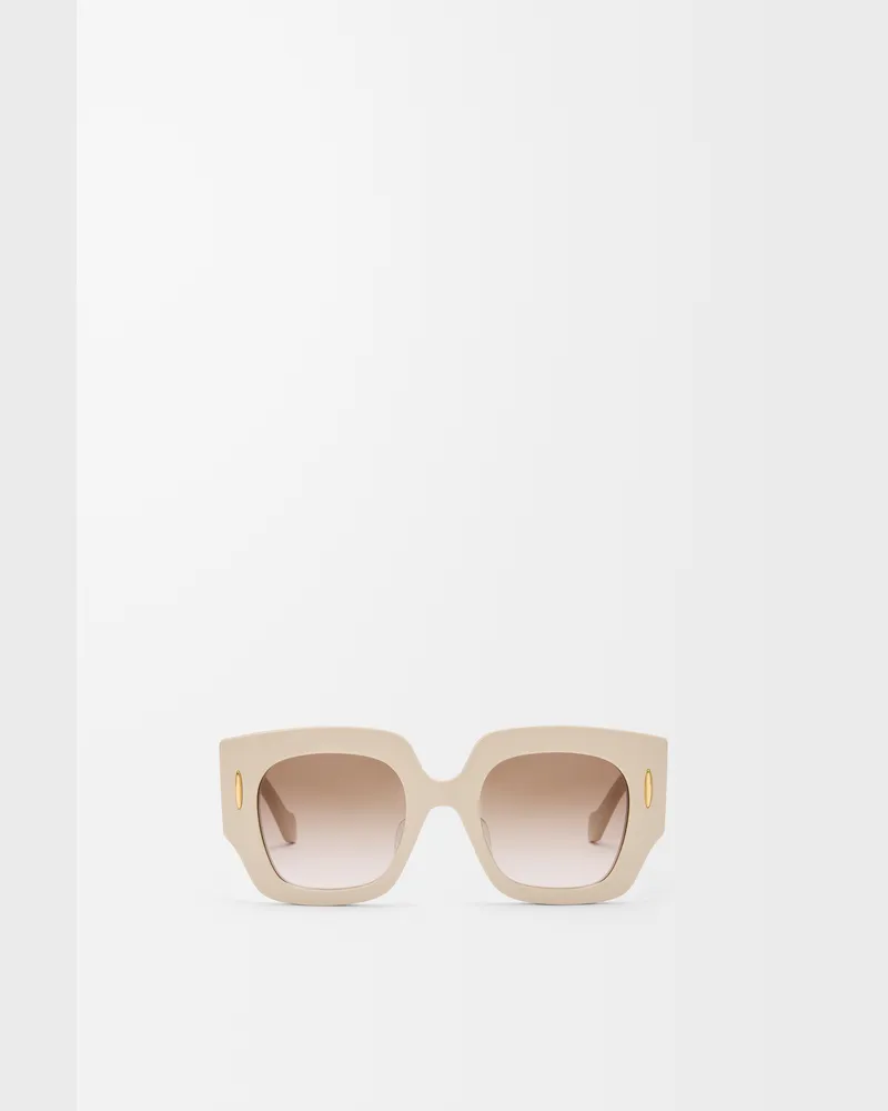 Loewe Square Screen Sunglasses Mujer Cream
