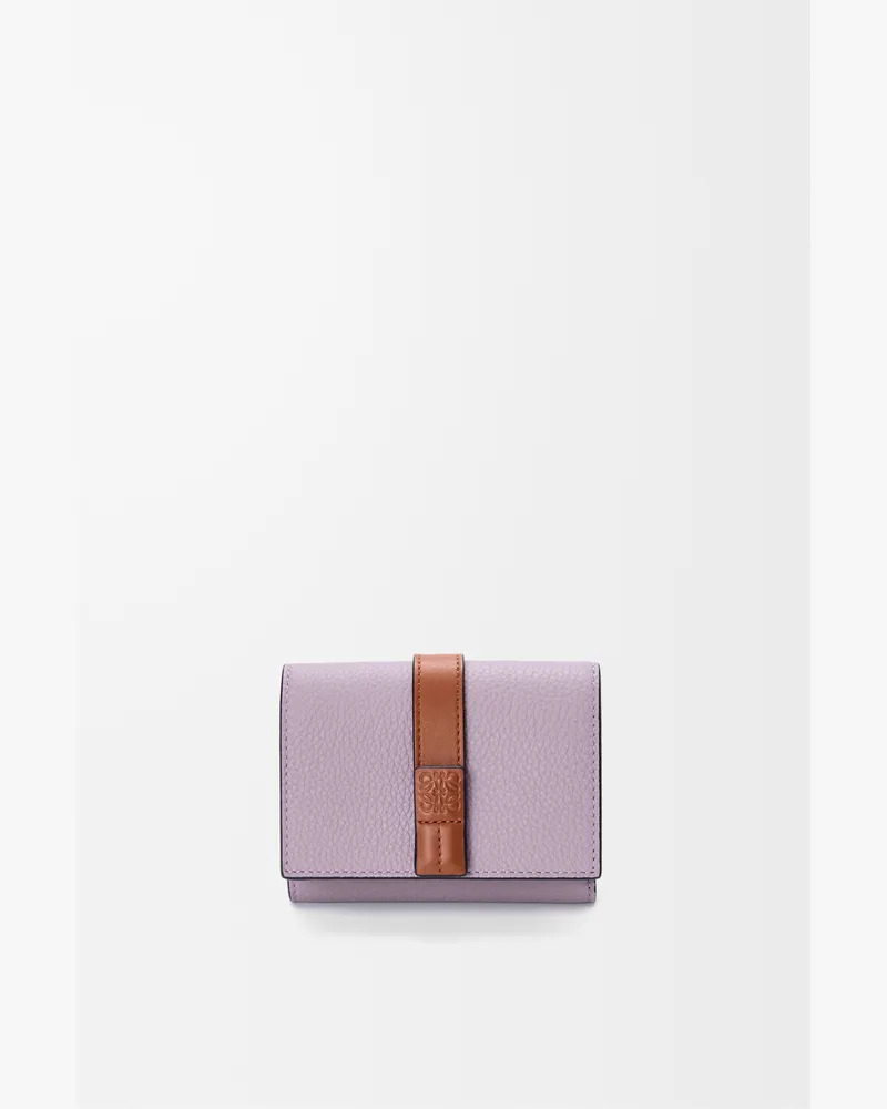Loewe Trifold Wallet In Soft Grained Leather skin Mujer Dirty
