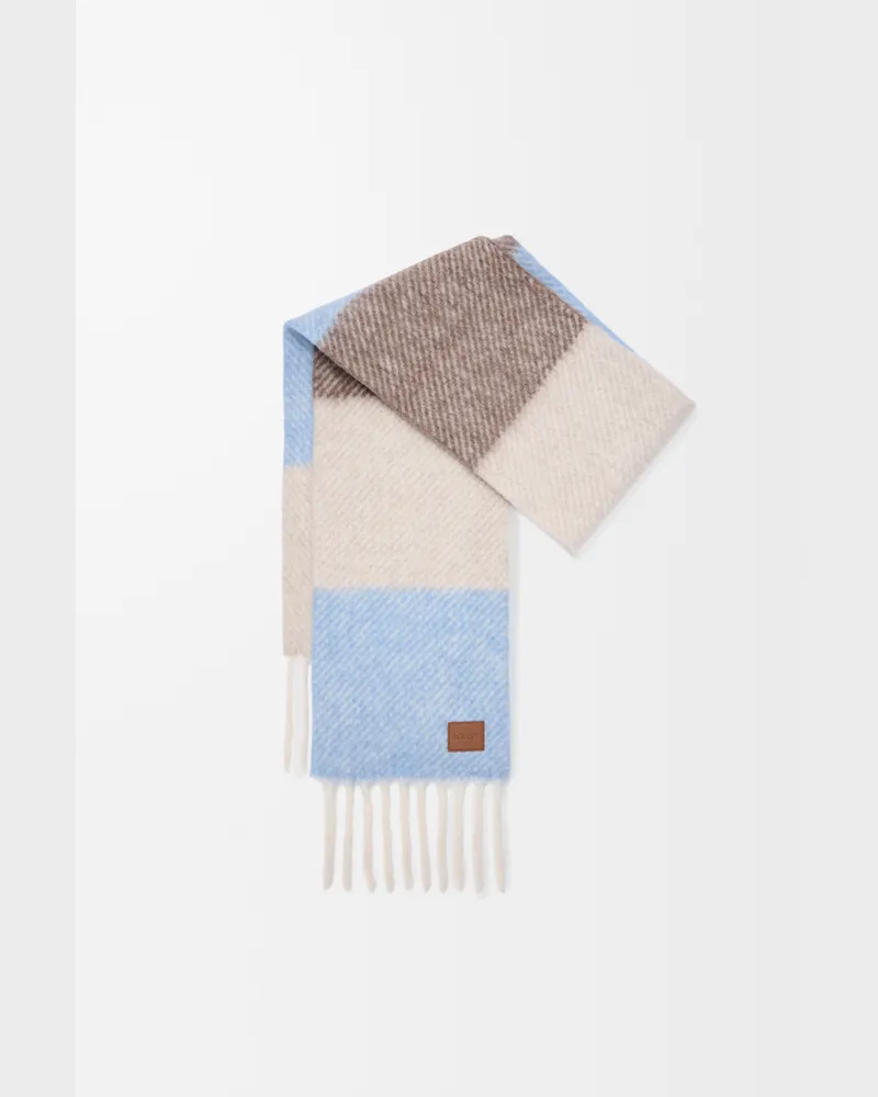 Loewe Scarf In Alpaca And Wool Blend Mujer Light