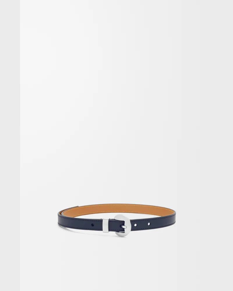 Loewe Pebble Belt In Leather skin Size Mujer Deep