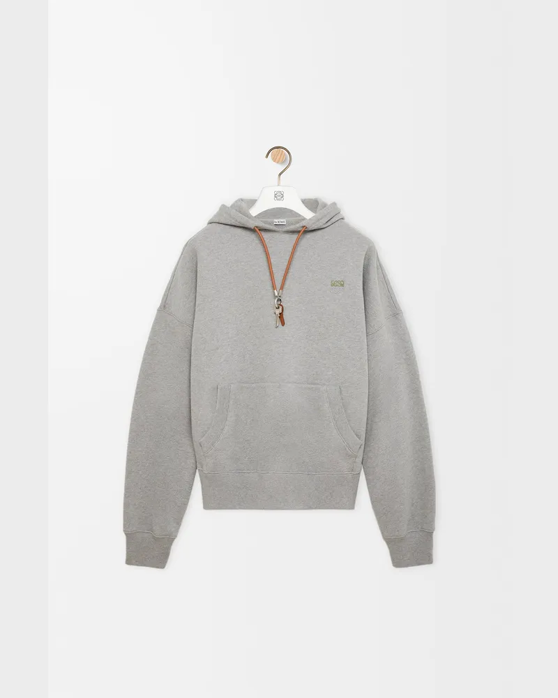 Loewe Hoodie In Cotton Size Hombre Grey
