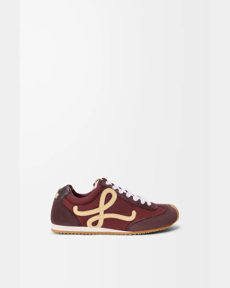 Loewe Ballet Runner 2.0 In Suede And Nylon Size Hombre Copper