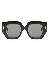 Loewe Luxury Square Screen sunglasses in acetate Black