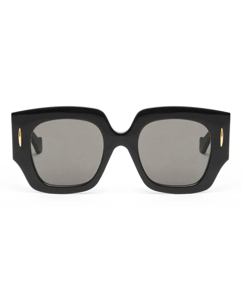 Loewe Luxury Square Screen sunglasses in acetate Black