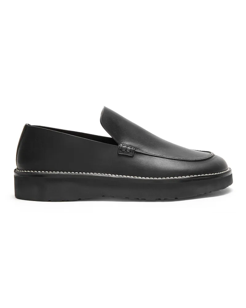 Loewe Luxury Faro loafer in vegetal calfskin Black