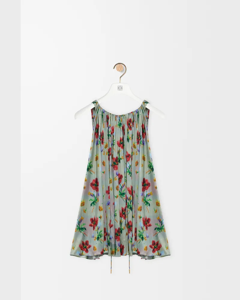 Loewe Halter Top In Viscose Size Mujer Green