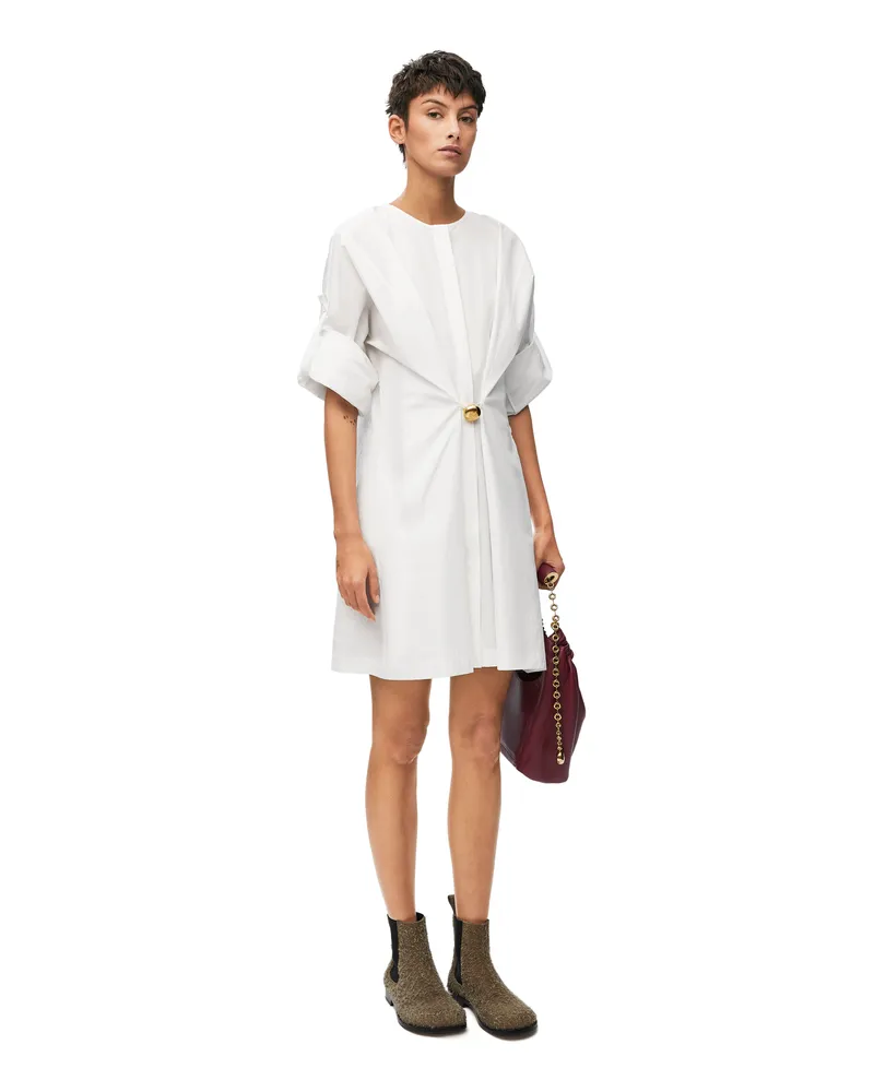 Loewe Luxury Pebble dress in cotton Optic