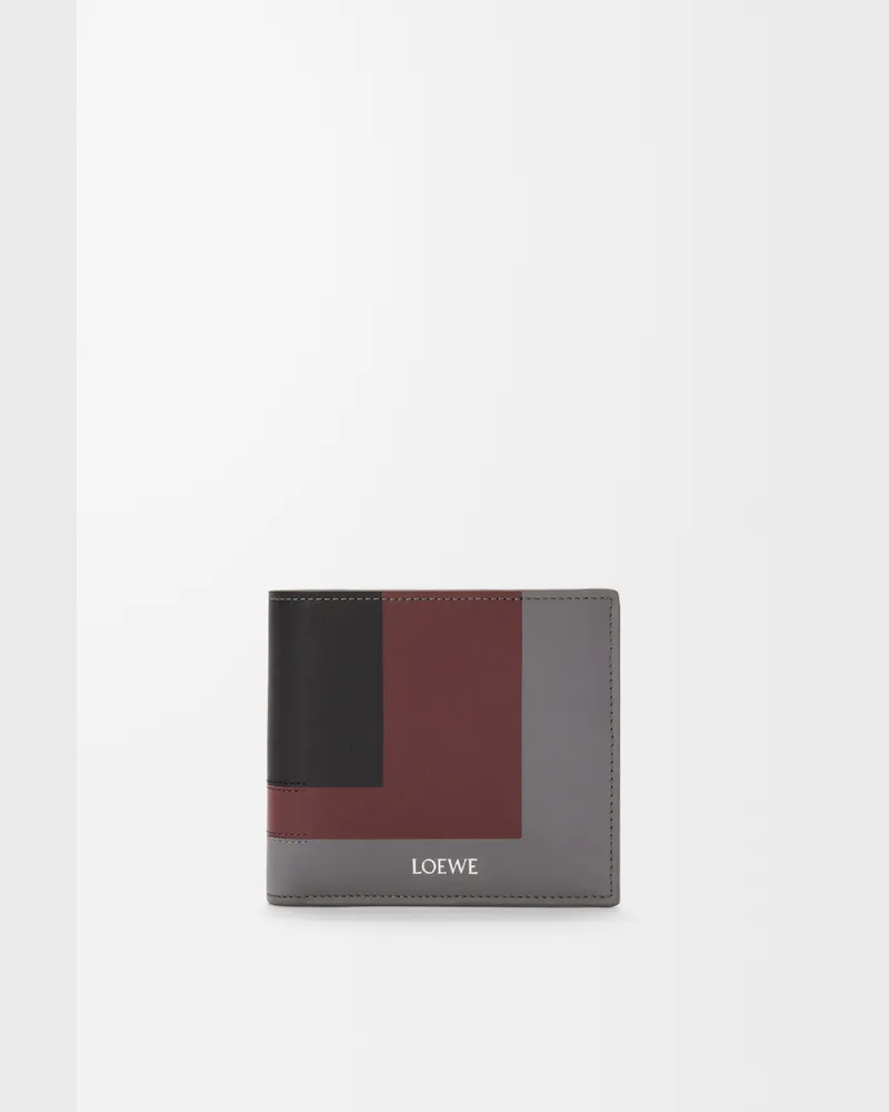 Loewe Bifold Wallet In Nappa Leather skin Hombre Ardesia